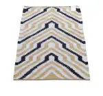 MAST Floor Handmade Export Quality Flatweave Thick Carpet for Living Room Bedroom-23