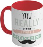 Shieldsmore Ceramic Printed Coffee/Cup for Gift (White & Black) 325 ML Ceramic Coffee Mug (325 ml)