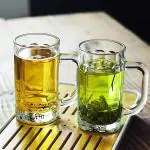 Verma Glass Attractive Beer Mug, 410 Ml (Pack of 2)