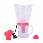 RCSP Vaporizer Machine Facial Mask Steam Inhaler Vaporiser For Cold And Cough (Pink)