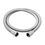 Thoisewelt Silver Stainless Steel Faucet Spring Nut Hose Connection Pipe