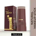 Olivia Instant Waterproof Makeup Stick Concealer Natural 15g Shade No.3 (SPF 12) - Pack of 3