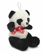 Tickles Plush White Panda with Bow Lightweight Stuffed Toy 26 cm 4Y and Above