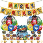 Festiko Superhero, Avengers, Marvel Happy Birthday Theme Decoration Combo (43 Pcs), Avengers Favors For Kids Birthday Decoration (Banner, Cake Topper, Cup Cake Toppers, Balloons, Ribbons)