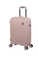 it luggage Spontaneous Soft Pink Cabin20 inches Expandable AntiTheft Zipper Polypropylene Hardsided with TSA Lock 8 Wheel Trolley Bag
