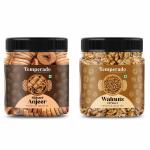 TEMPERADO Afghani Anjeer & Walnut 8pcs Combo Pack of 250gms each (500gms total) Jar Pack