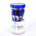 Linc Offix Blue Black & Red Ink WBF Ball Pens Jar 1.00 mm (Pack of 35)