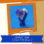 VSP VASTU SAMADHAN - 237 - AMETHYST ANGEL FOR SLEF-LOVE, REMOVE NEGATIVITY, INNER PEACE AND MEDITATION ( 2 Inch ) ( 40 Gram )