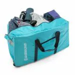Harissons Bags Multicolor Polyester Large Duffel Holdall Bag for Men and Women (HB1129TURQUOISE)