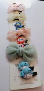 THE MAXIM FANCY AND CARTOON LOOK HAIR CLIP PACK OF 10