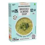 NutriSnacksBox Protein Broccoli Almond Soup Packet 100g | Healthy Soup Rich in Protein & Fibers