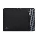The Clownfish Algo Black Solid Polyester Laptop Sleeve Tablet Case