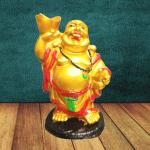 JRG Laughing Buddha for Money, Wealth and Good Luck Idol Statue (5 cms x 5 cms x 10 cms)