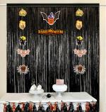 SPECIALYOU.IN halloween decorations item for kids with black fringe backdrop | halloween hanging | halloween theme garland - 4 items
