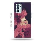Tweakymod Printed Shy Girl Back Cover For Oppo Reno 6 Pro 5G