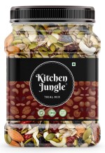Kitchen Jungle Trail Mix ( 500 g ) | Perfect Mixture Of Healthy Dry Fruits, Berries, Raisins, Assorted Nuts & Seeds