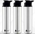 STEEPLE VISAXMI Stainless Steel Water Bottle 900 ml (Pack of 3)