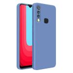 LIRAMARK Silicone Soft Back Cover Case for Vivo Y19 / U3 / U20 (Silicone Blue)