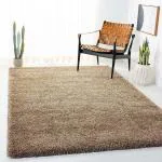 Shag Weaving Carpet Gold Polyester Runner (60 cm X 180 cm Rectangle)Gold