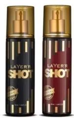 Layer'r Shot Imperial 50ml & Shot Iconic 50ml Deodorant... Deodorant Spray - For Men (100 ml, Pack of 2)