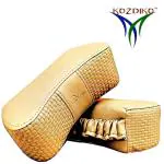 Kozdiko Beige Car Neck Pillow Cushion For Mercedes Benz E Class Cabriolet (Pack of 2)