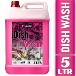 Fivanta Dishwash Liquid 5 Liter Pink Biodegradable, Non-Toxic, Eco-friendly | Baby & Pet safe | Plant Based, Non-Corrosive