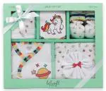 LILSOFT New Born Cotton Baby Gift Set - Pack 6 Pcs (Fuschia)