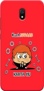 CustomEra Redmi 8A Multicolour Jugaad Krta Hu Quote Plastic Hard Case Back Cover
