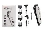 Kubra KB - 809A Professional Hair Clipper For Men - white | Beard & Body Trimmer | Usb Fast Charging | Stainless Steel self-sharpening blades