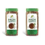 B&B Organics Palm Crystal Sugar / Panamkarkandu / Tal Mishri / Natural Sweetner / Traditionally Made / No Artificial Colours (No Added Preservatives) (100 g) (Pack of 2)