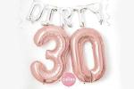 Festiko Dirty 30 Birthday Party Supplies, Dirty 30 Decorations, Dirty 30 Birthday Decorations, Dirty 30 Birthday Party Decorations (Rose Gold)