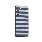 GADGETSWRAP Printed Vinyl Skin Sticker for Samsung Galaxy S23 - nautical-stripes