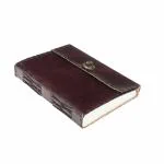pranjals house Brown Leather Handmade Diary