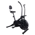 Reach AB-110 Air Bike Exercise Fitness Cycle with Moving or Stationary Handle Adjustments for Home