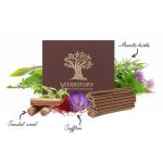 ATARSTORY Sandal Saffron Organic Long-Lasting Bambooless Incense Stick Fresh & Pure Agarbatti for Pooja, Prayer, Worship, Festivals, Occasions, Aroma Home Fragrance (40 Sticks)