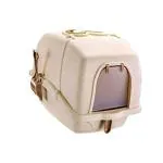 PAW'S CLUB Cat Litter House Openable Front Door