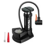 Texum Portable High Pressure Foot Activated Air Pump Compressor for Car, Bike, Bicycle, Football Pump| Black Analog