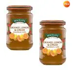 Mackays Orange, Lemon & Ginger Marmalade 680 gm (Pack of 2) (340gm X2)