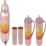 Shivshakti Arts SSA-2430-4-2 Jug Glass Set (Copper)