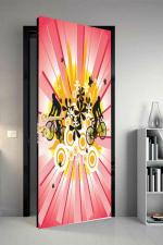 Qth Colourfull Dor-7518 Design Door Sticker