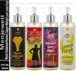 Menjewell Mysore Sandalwood,Summer Cologne,Midnight Love,Lemon Fresh Perfum-420 ml