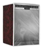 Classic Dishwasher Cover Suitable for Bosch of 12, 13, 14, 15 Place Setting | 63X63X81Cms| Red Flower