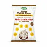 Madane Vaidik Flour Cold Press Multigrain Flour Traditionally Stone Grinded | stone Ground Flour ( Pack of 4, Each 1Kg)