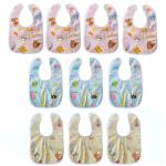 SYGA Baby Bibs Baby Bandana Dribble Bibs Drool Bibs Infant Baby Teething Bibs Soft & Absorbent with Adjustable Snaps Baby Bandana Bib Set for Newborn and Toddlers-Assorted Colour & Design