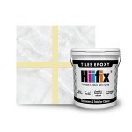 Hiifix Epoxy Grout for Tiles Gap Filling and Waterproofing for Home Use, Tile Grout and Sealant for Tiles Olive Green 1kg