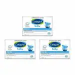 Cetaphil Baby Mild Bar for Face and Body Pack of 3, (75g x 3, Sensitive Skin)