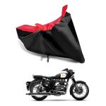 KEDIT New Royal Enfield Classic 500 Universal Motorcycle Bike/Scooty Two Wheeler Safety Full Body Cover Royal Enfield Classic 500 Red Black Colour KK-425