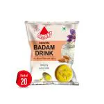Bambino Instant Badam Drink Pouch 10g ( Pack of 20 Packets )