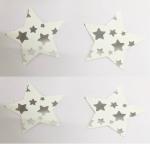 Hippity Hop Paper Silver Star Hanging Banner