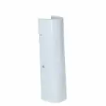 JAQUAR ARIA Series Wall Mounted Full Pedestal for ARS-WHT-39801 Wash Basin | 180x200x710 mm, Semi Circle | Ceramic Full Pedestal For Basin/Sink for Bathroom, Living Room | ARS-WHT-39301